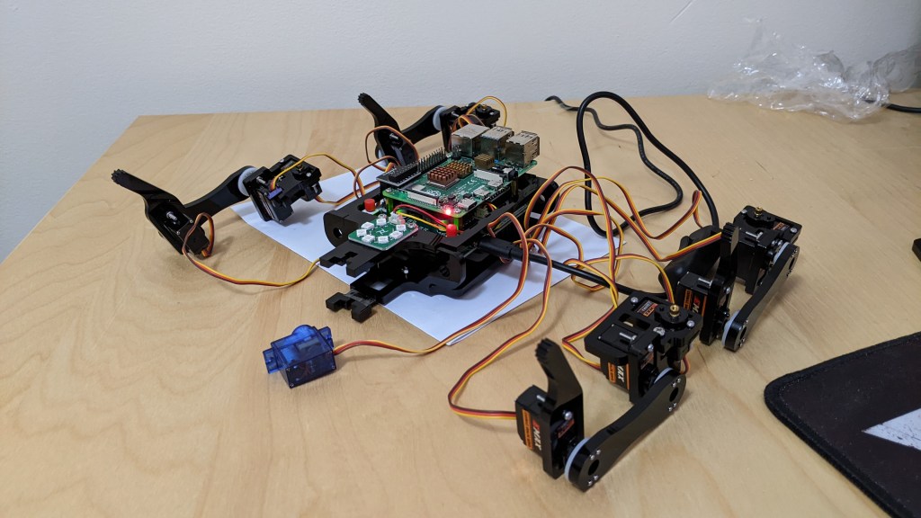 Wired it all together for servo power!