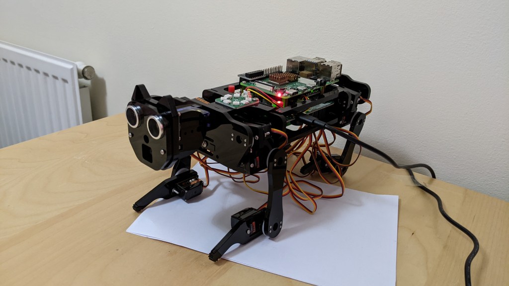 And here it is fully assembled minus a couple of cables for the head-components.